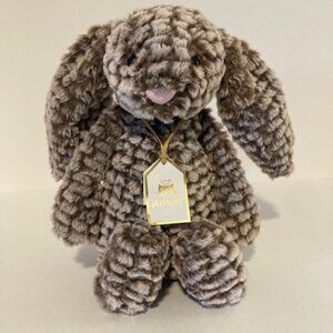 Jellycat NWT BASHFUL LUXE BUNNY PINE, Sold Out, Soft Toy Plush Stuffed Animal